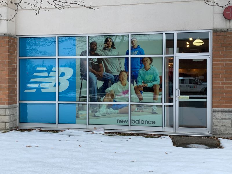 New Balance Window Graphics